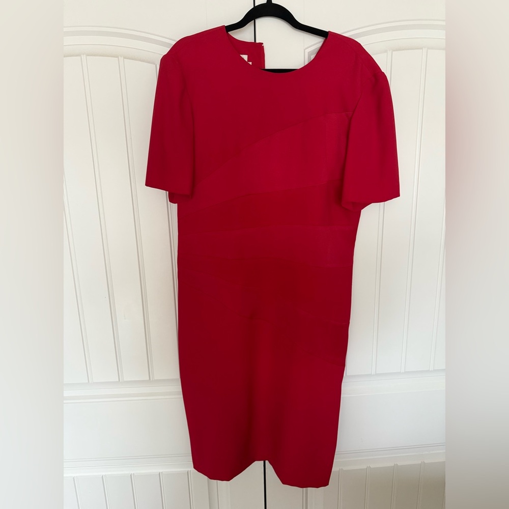 Leslie Fay Size 14 Women’s Dress. Gorgeous Red